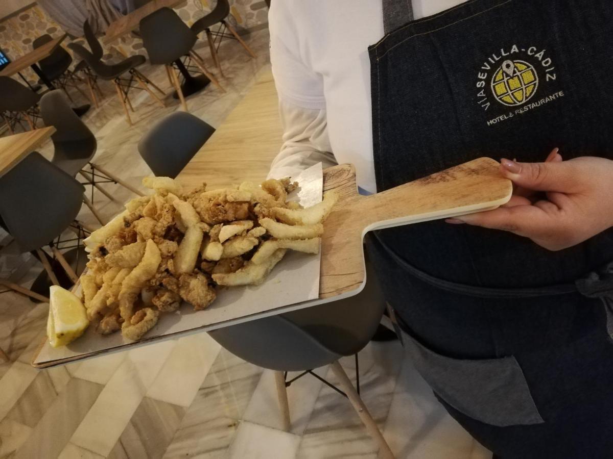 Hotel Restaurante Via Sevilla - Cadiz By Ma 22 Puntos El Cuervo  外观 照片